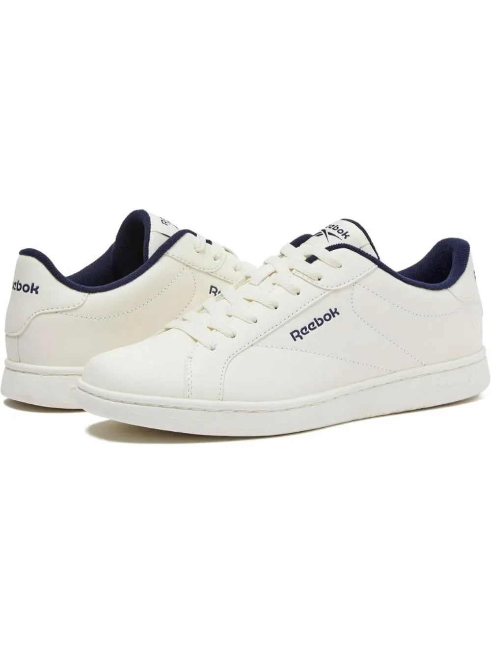 Men's Chalk Navy Tennis Shoes Casual Lace Up High Top Athletic Running Sneaker